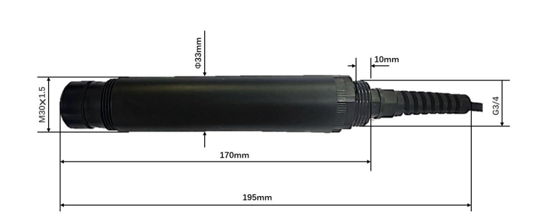 optical sensor for dissolved oxygen measurement