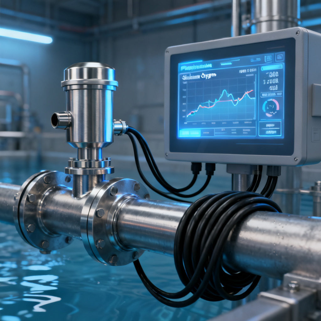 DO prediction model engineering overview showing sensor data and predictive analytics
