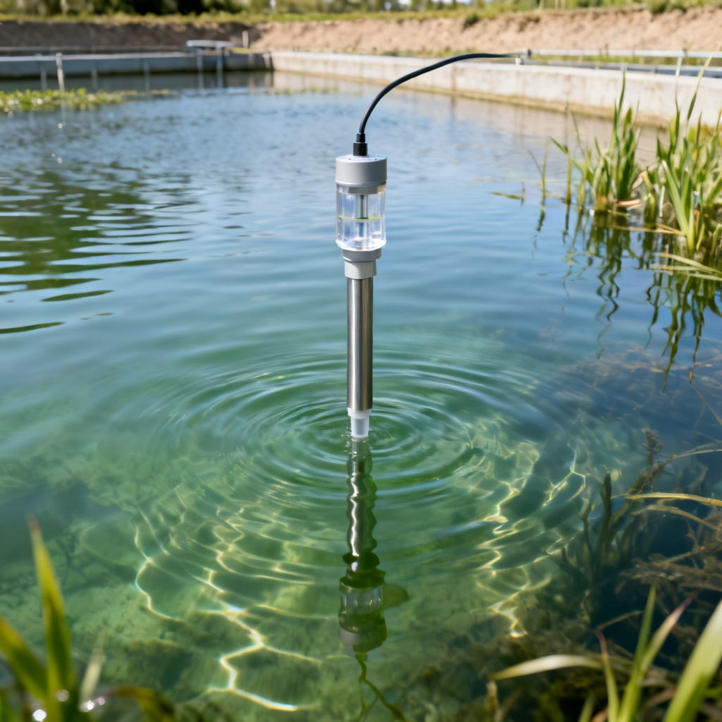 Optical DO sensor aquaculture application in fish pond monitoring
